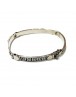 Spiral silver bracelet